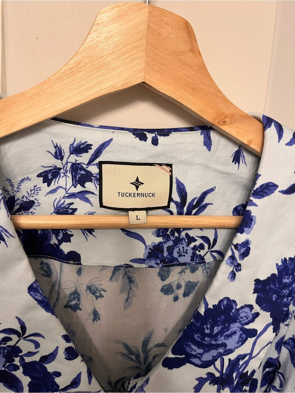 Tuckernuck blue floral print dress - Picture 3 of 8